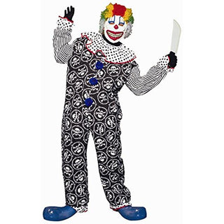 Adult's Scary Clown Costume (Size: Standard 42-46)