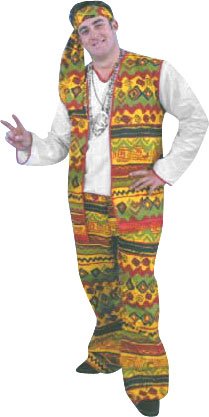 Adult Men's Hippie Costume Size Small (38-40)