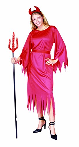 Adult Classic Sexy Devil Costume Dress (Size: Standard 8-12)