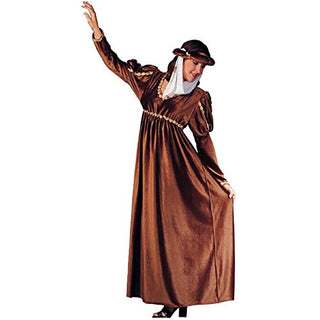 Adult Brown Renaissance Queen Costume (Size: Standard 8-12)