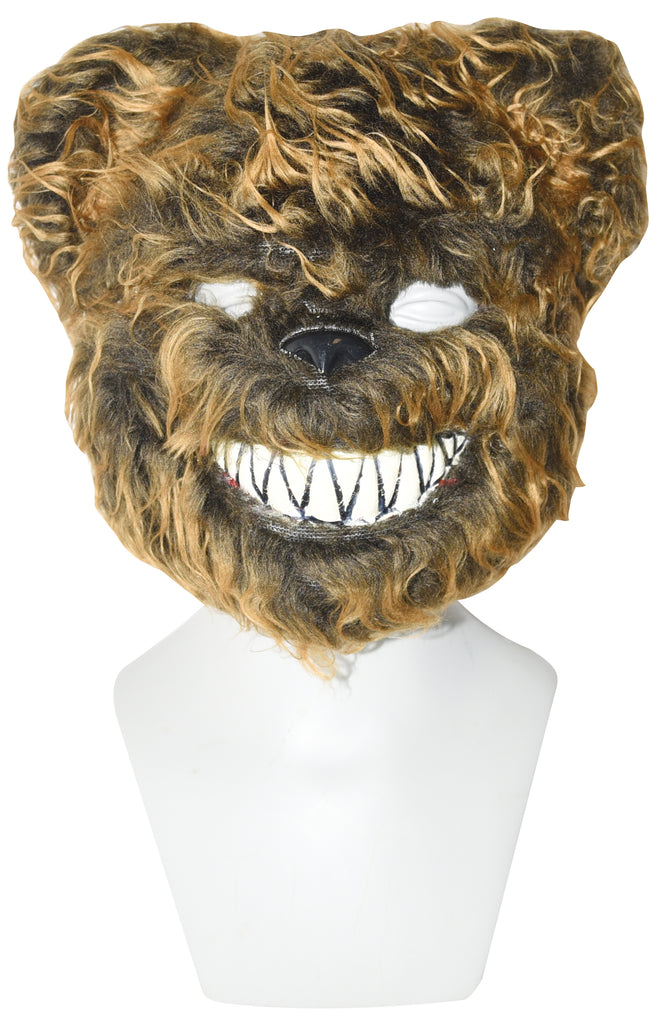 Scary Terror Bear Plush Costume Mask