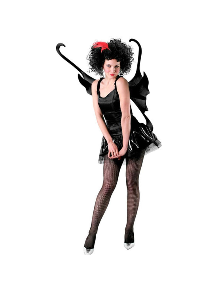 Adult Black Gothic Costume Wings-COSTUMEISH