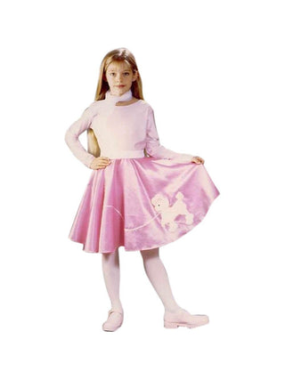 Childs 50s Poodle Skirt Costume-COSTUMEISH