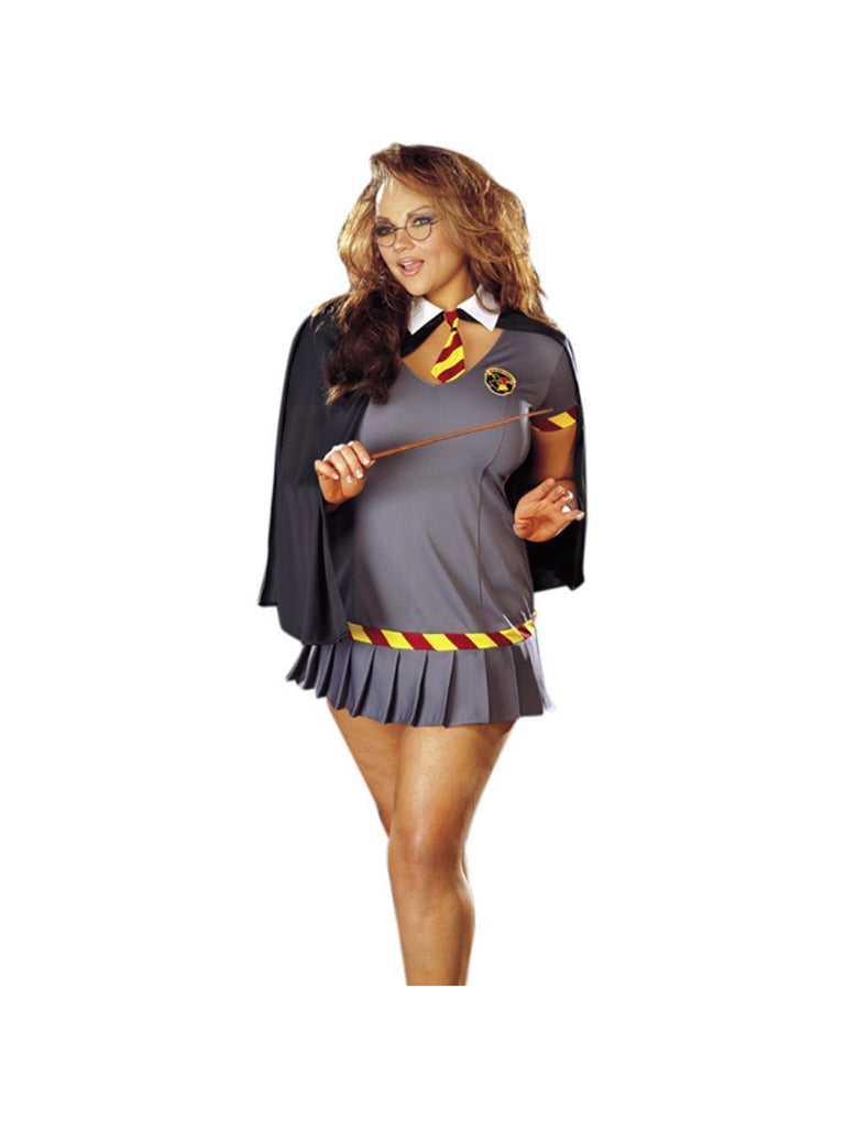Adult Plus Size Sexy Wizard Girl Costume-COSTUMEISH
