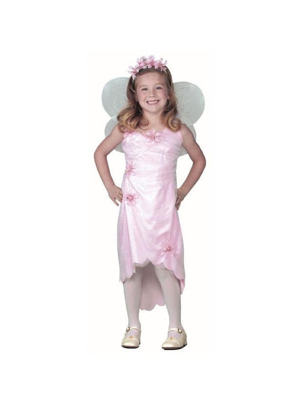 Child's Pink Flower Fairy Costume-COSTUMEISH