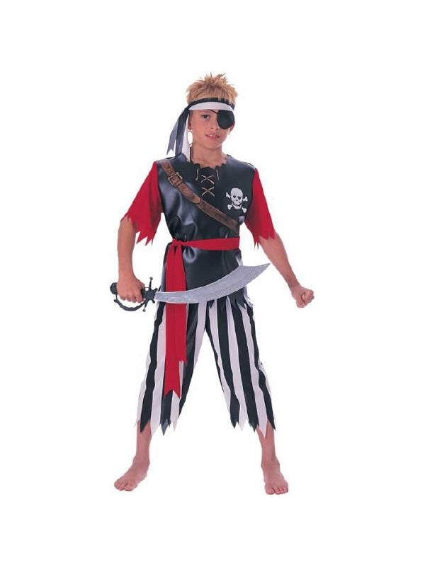 Child's Captain Skully Pirate Costume-COSTUMEISH
