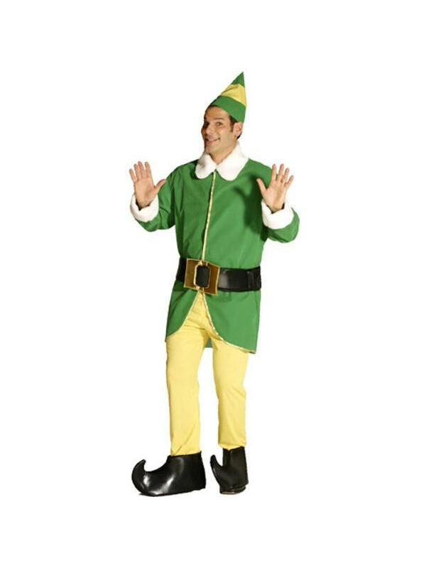 Adult Green Elf Costume-COSTUMEISH