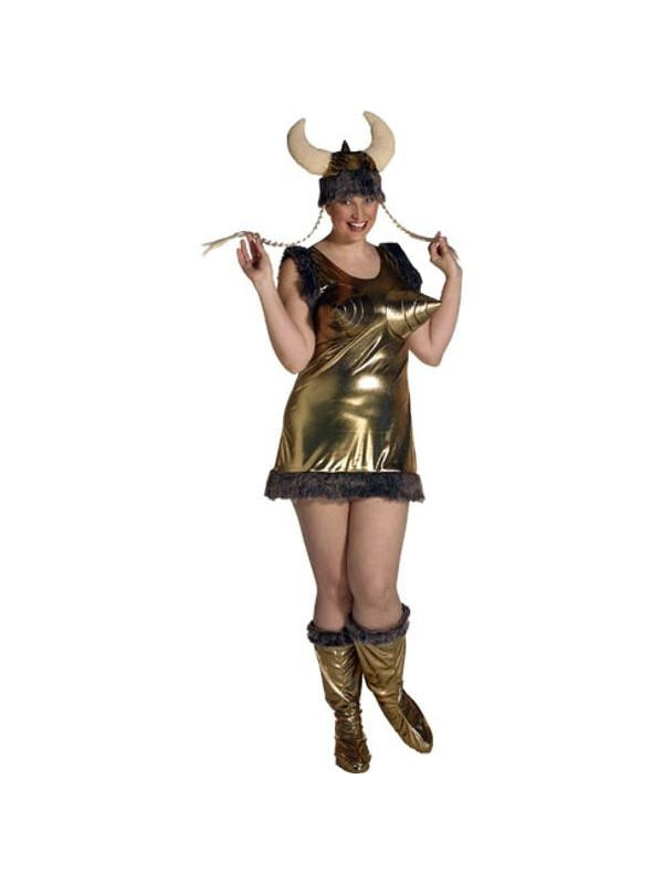 Adult Perky Viking Dress Costume-COSTUMEISH