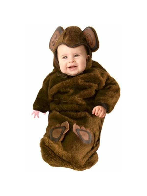 Baby Fur Bunting Monkey Costume-COSTUMEISH