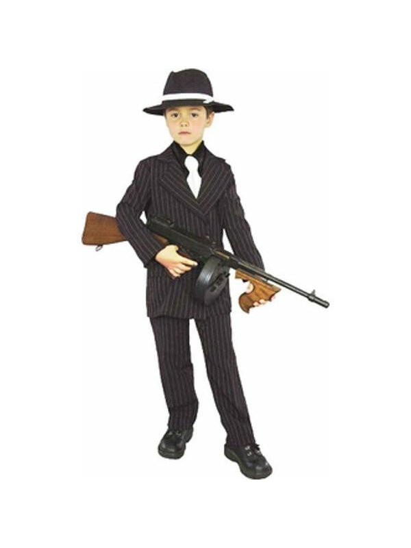 Child's Gangster Boy Costume-COSTUMEISH