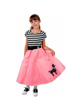 Child's Pink Poodle Dress-COSTUMEISH