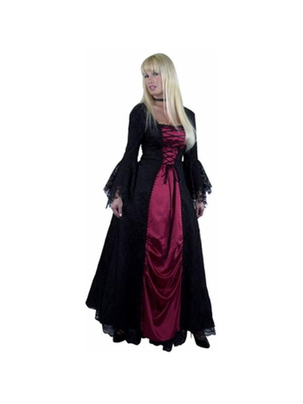 Adult Gothic Vampira Costume-COSTUMEISH