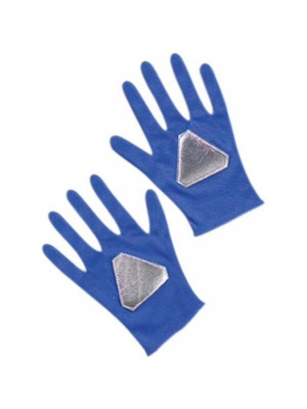 Child's Blue Ranger Gloves-COSTUMEISH