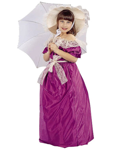 Child's Purple Southern Belle Costume-COSTUMEISH