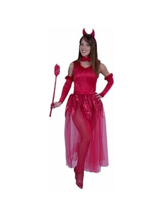 Adult Sheer Devil Costume-COSTUMEISH