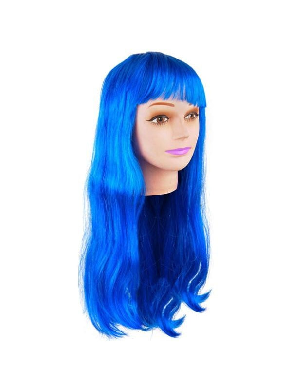 Blue Long Hair Wig-COSTUMEISH