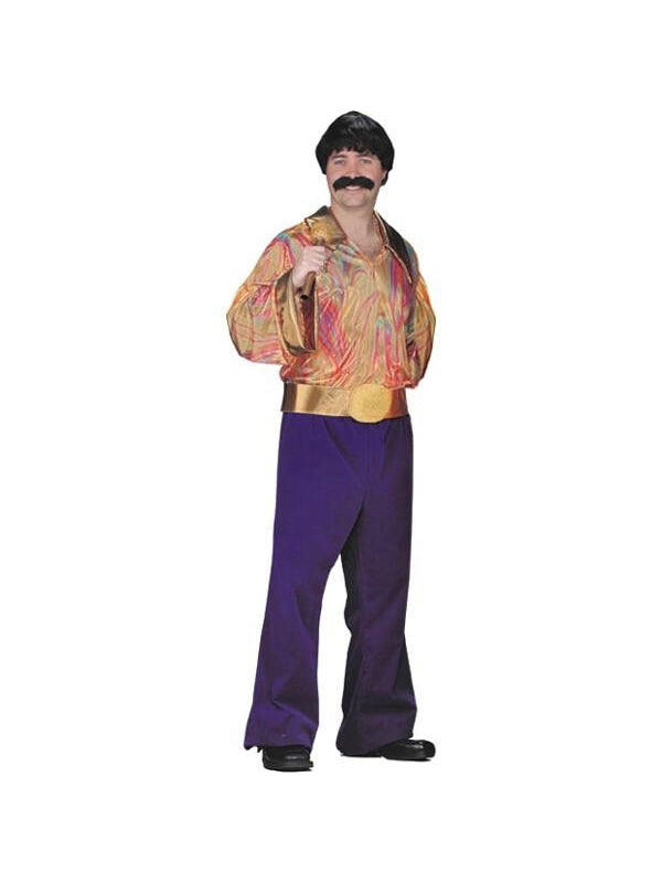 Adult 70's Hippie Man Costume-COSTUMEISH