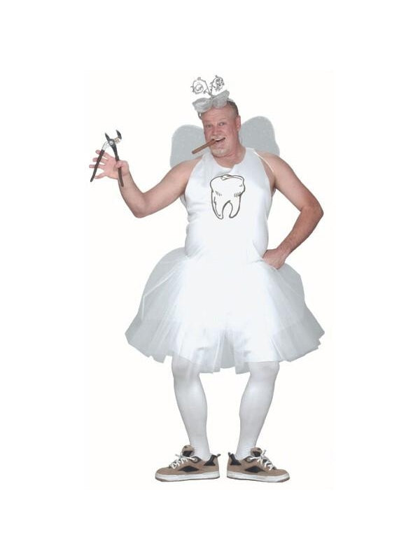 Adult Plus Size Male Tooth Fairy Costume-COSTUMEISH
