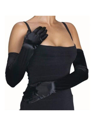 Adult Black Opera Gloves-COSTUMEISH