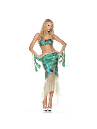Adult Sexy Green Mermaid Costume-COSTUMEISH
