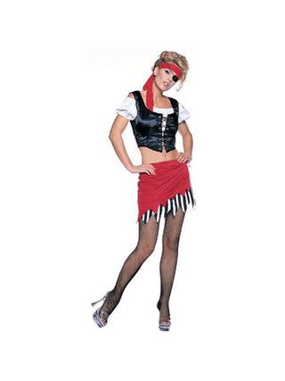 Adult Sexy Pirate Girl Costume-COSTUMEISH