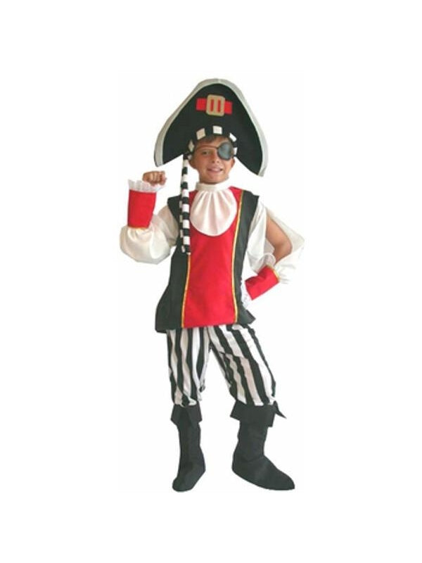 Childs Deluxe Pirate Costume-COSTUMEISH