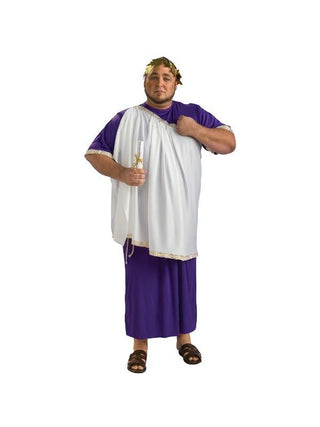 Adult Plus Size Julius Caesar Costume-COSTUMEISH