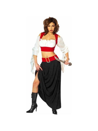Adult Women's Renaissance Pirate Costume-COSTUMEISH