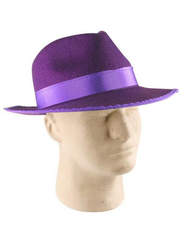 Purple Felt Pimp Hat-COSTUMEISH