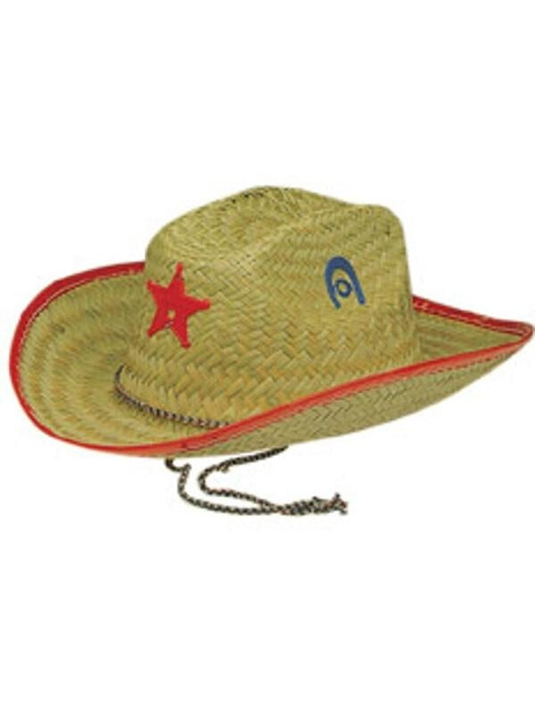 Child Straw Sheriff Hat-COSTUMEISH