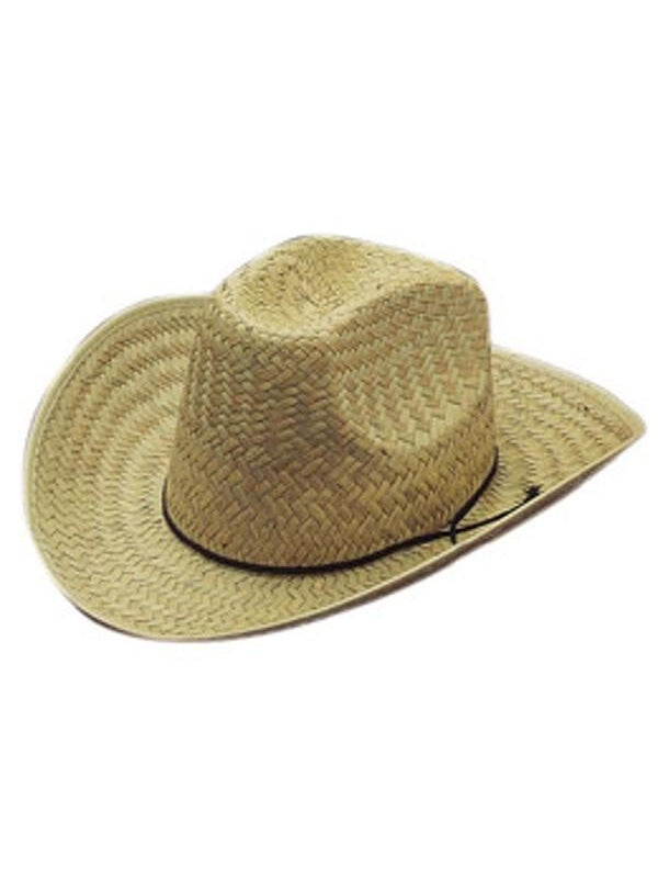 Child High Straw Cowboy Hat-COSTUMEISH