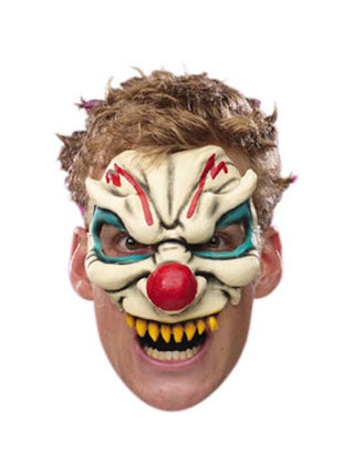 Adult Chinless Evil Clown Mask-COSTUMEISH