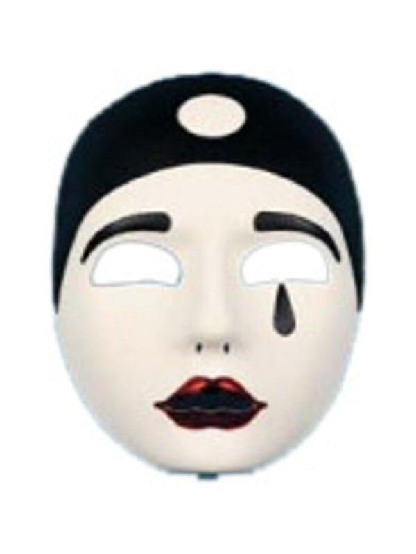 Adult Pierrot Mask-COSTUMEISH
