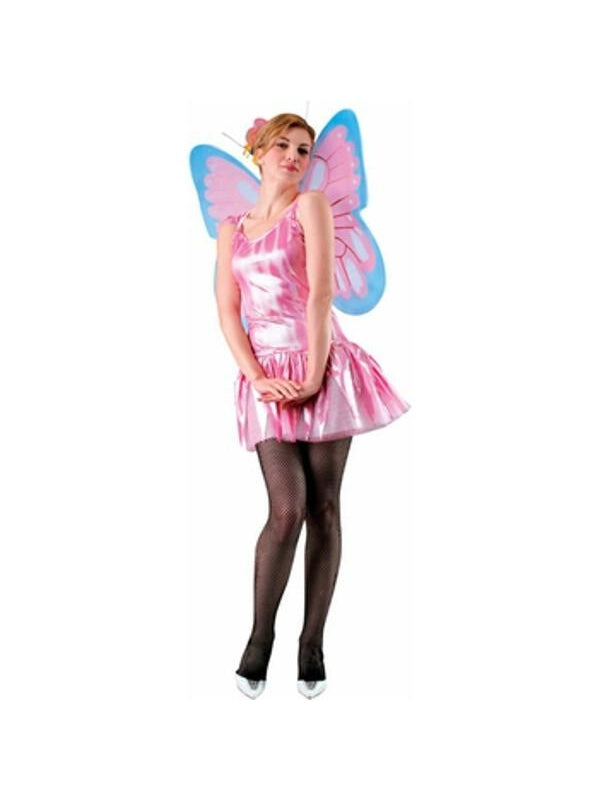 Adult Pink Butterfly Costume Wings-COSTUMEISH