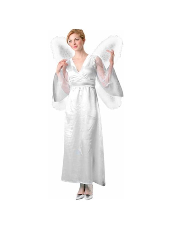 Adult White Marabou Butterfly Wings-COSTUMEISH