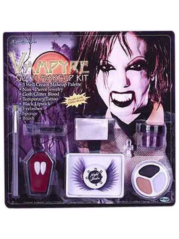 Adult Women's Vampire Fx Makeup Kit-COSTUMEISH
