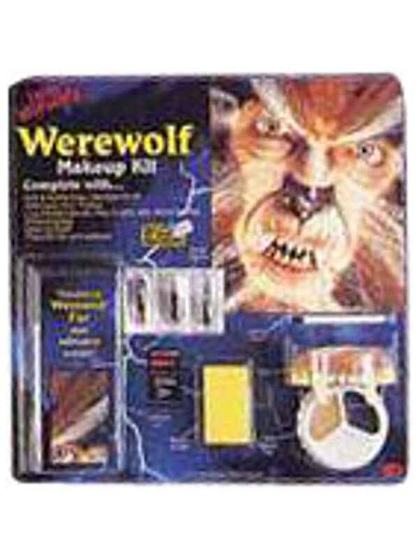 Adult Werewolf Halloween Make Up Kit-COSTUMEISH