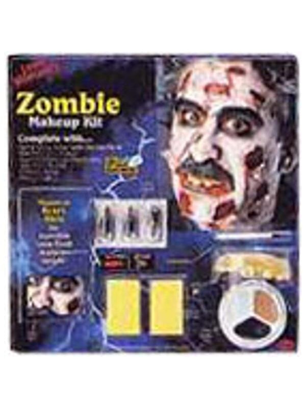 Adult Zombie Halloween Makeup Kit-COSTUMEISH