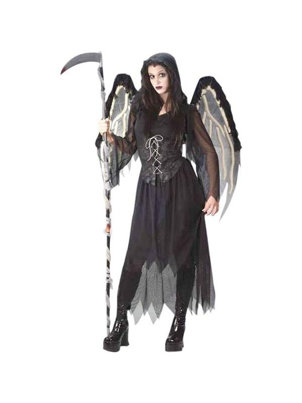 Teen Gothic Angel Costume-COSTUMEISH