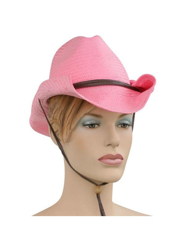Adult Pink Cowgirl Hat-COSTUMEISH