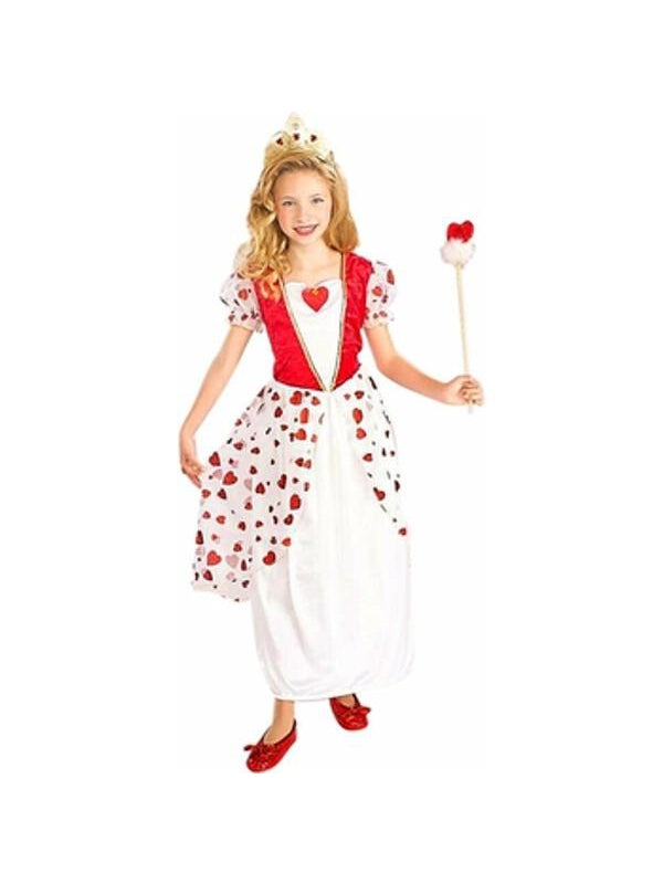 Childs Princess Queen Of Hearts Costume-COSTUMEISH