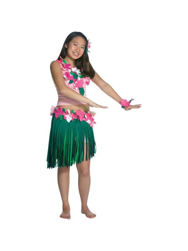 Teen Hula Girl Costume-COSTUMEISH