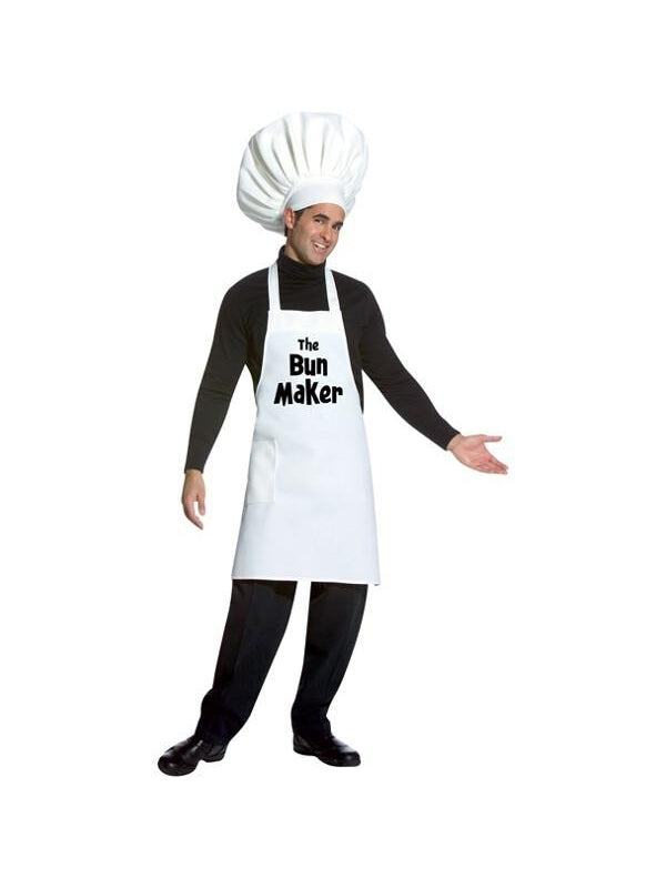 Adult Bun Maker Chef Costume-COSTUMEISH