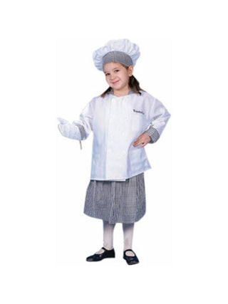 Child's Girl Chef Costume-COSTUMEISH