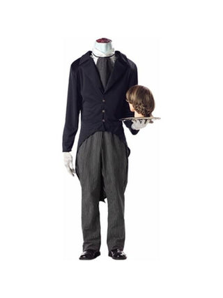 Adult Headless Butler Costume-COSTUMEISH