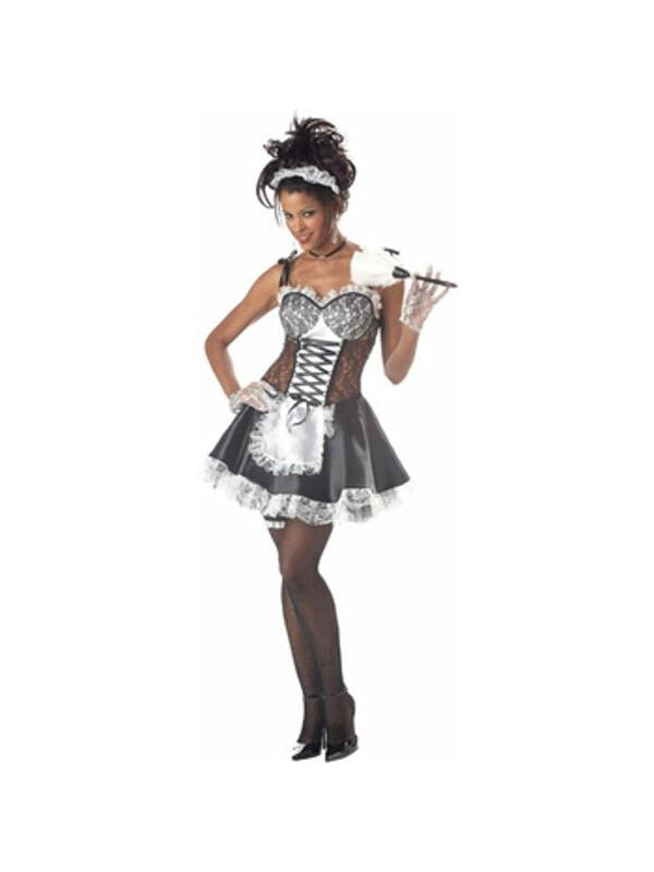Adult Sexy House Maid Costume-COSTUMEISH