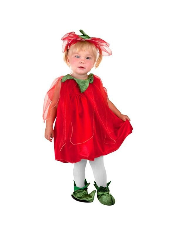 Toddler Strawberry Fairy Costume-COSTUMEISH
