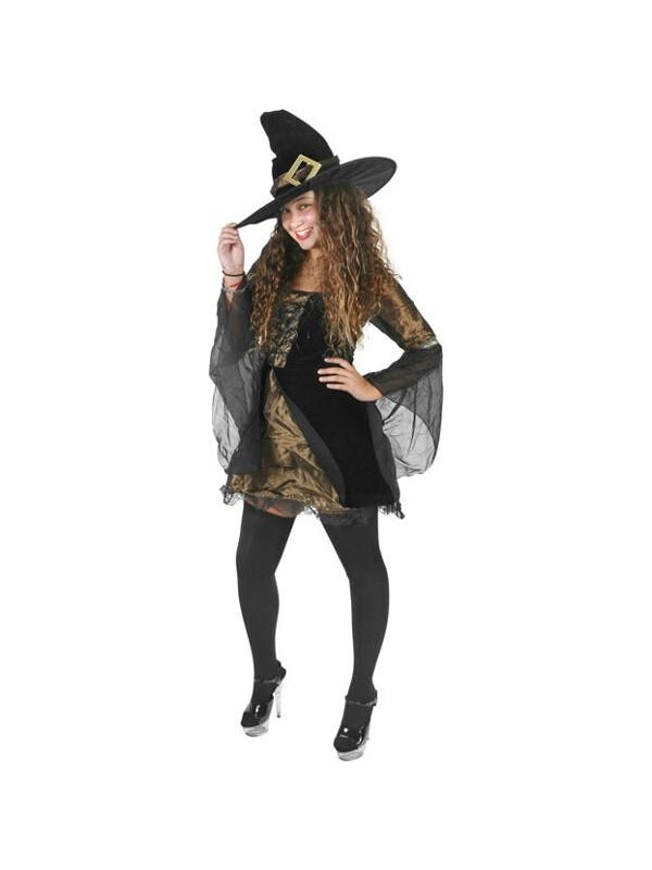 Teen Sweet & Sexy Witch Costume-COSTUMEISH