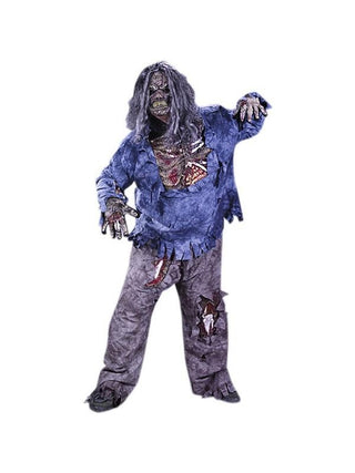 Adult Plus Size Walking Dead Zombie Costume-COSTUMEISH