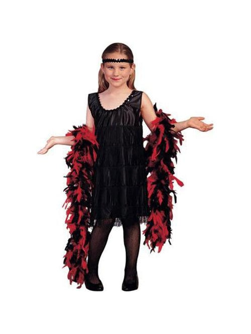 Child's Black Roaring 20s Flapper Costume-COSTUMEISH